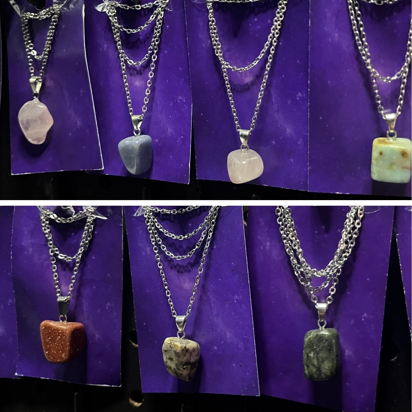 Tumbled Stone Crystal Necklace Mystery Capsule Scoop