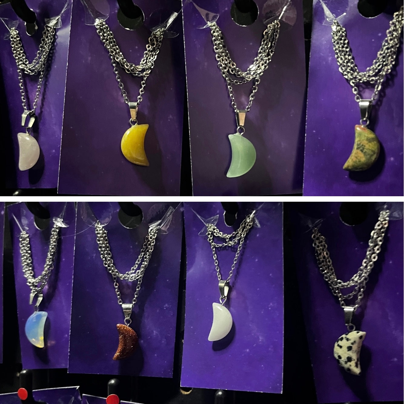 Crystal Moon Necklace Mystery Capsule Scoop
