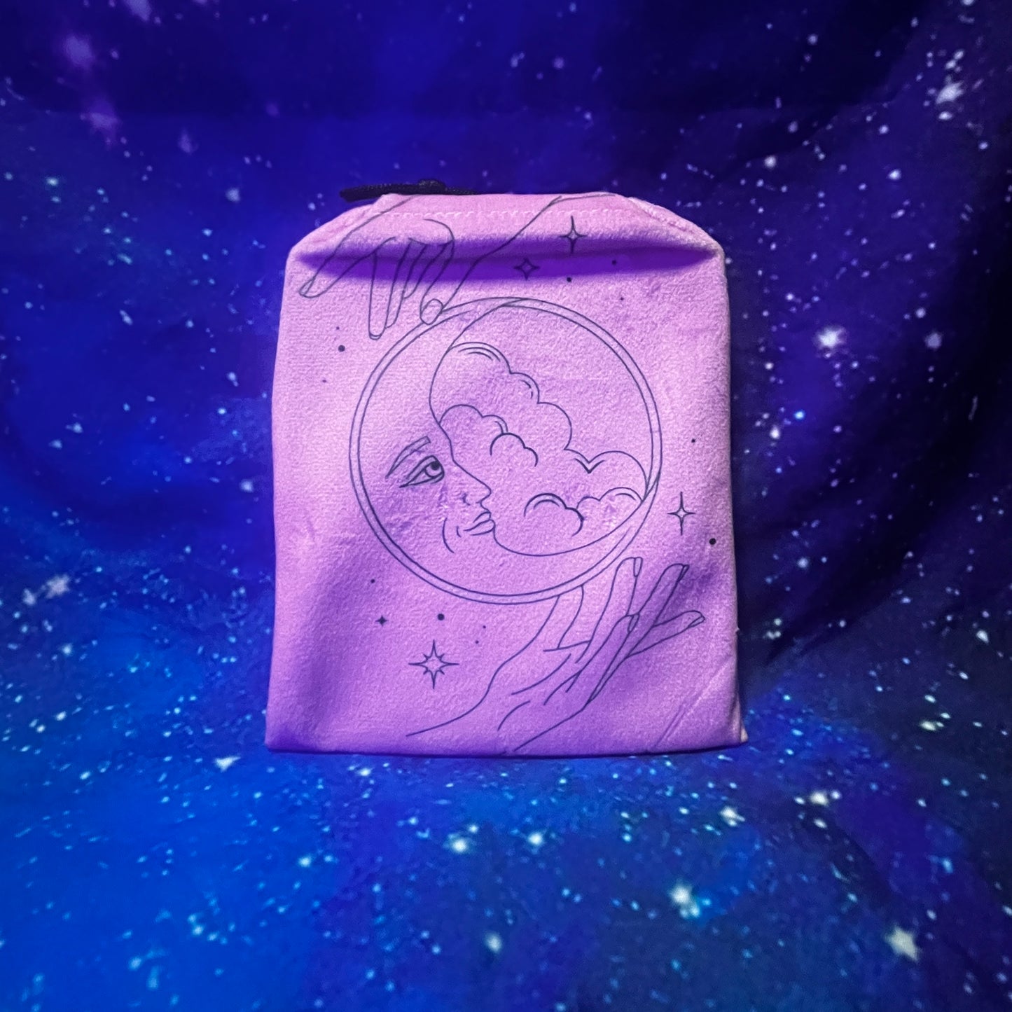 Pink Drawstring Bag
