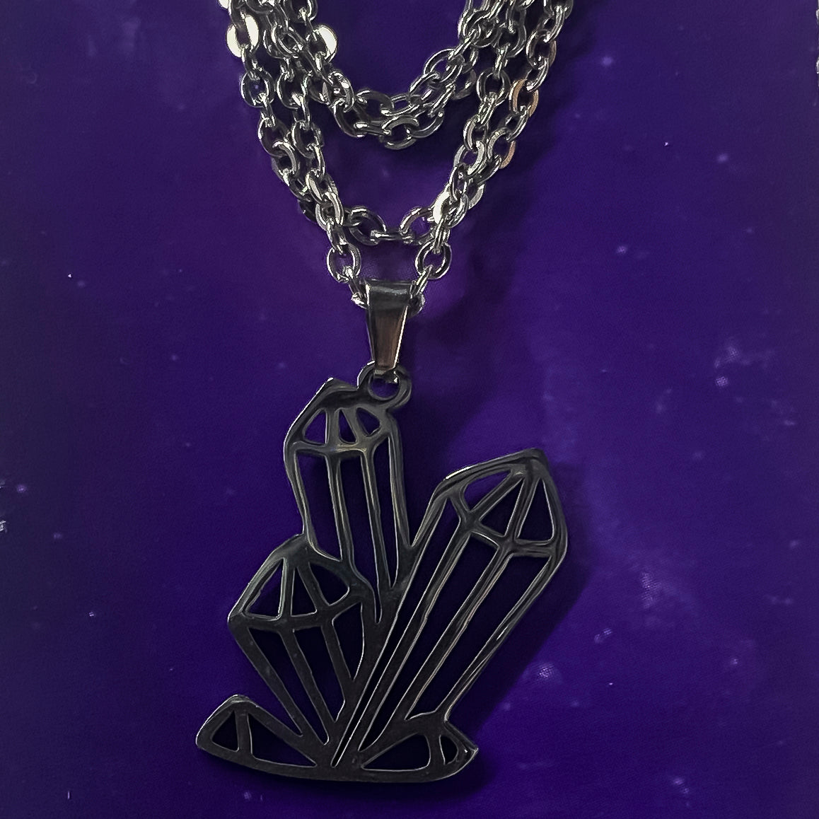 Crystal Cluster Necklace