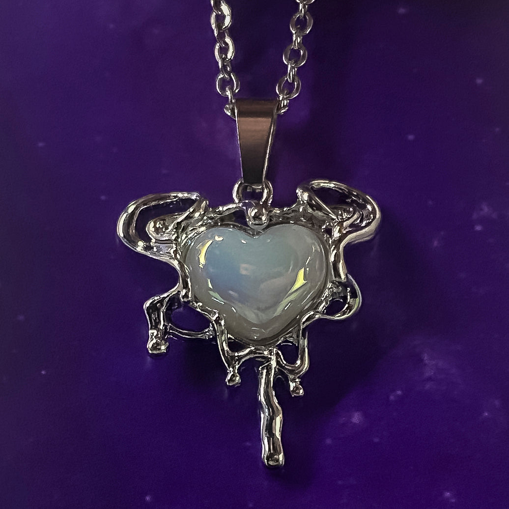 Whimsical Heart Pendant