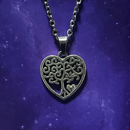 Heart Tree Of Life Necklace