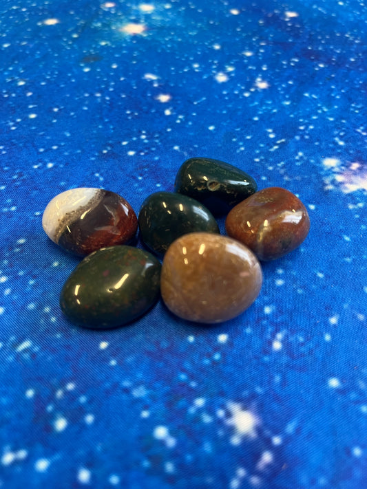Fancy Jasper Tumbled Stone