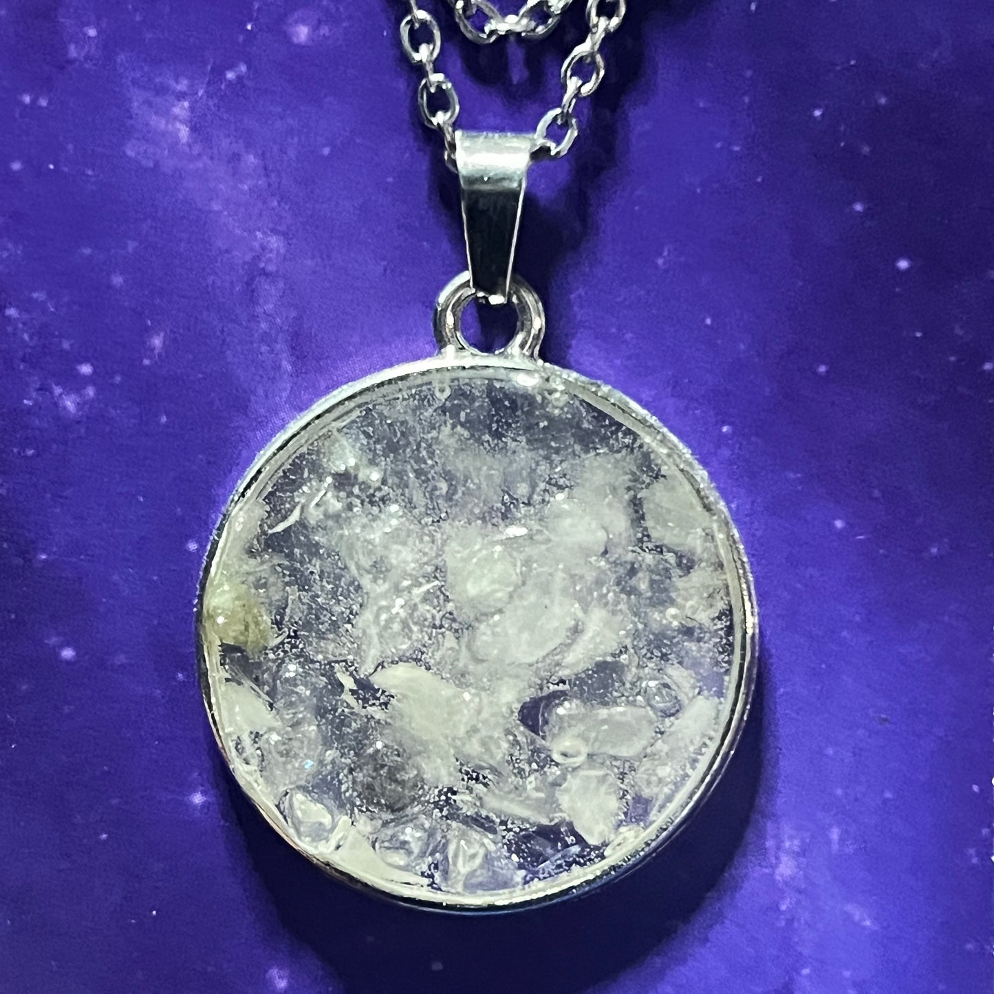 Crystal Chip Necklace - VARIOUS COLOURS