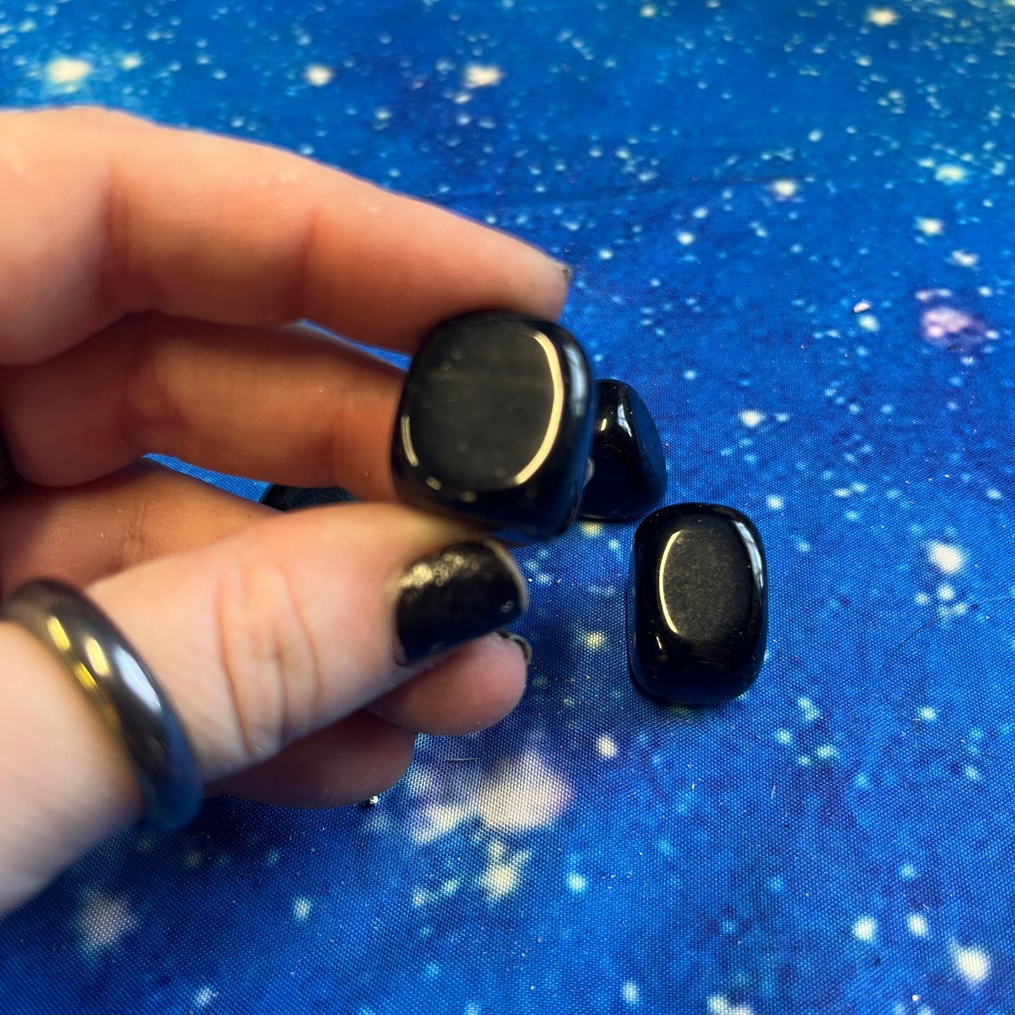Black Obsidian Tumbled Stone