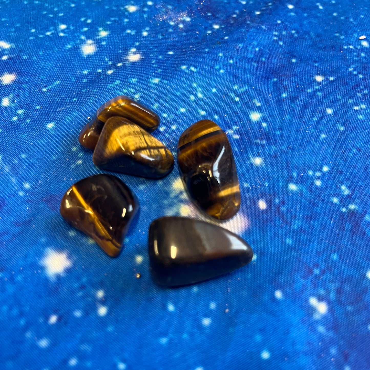 Tigers Eye Tumbled Stone