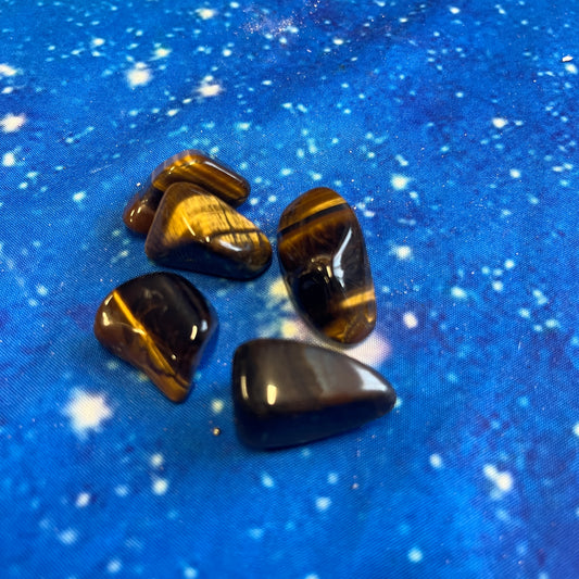 Tigers Eye Tumbled Stone