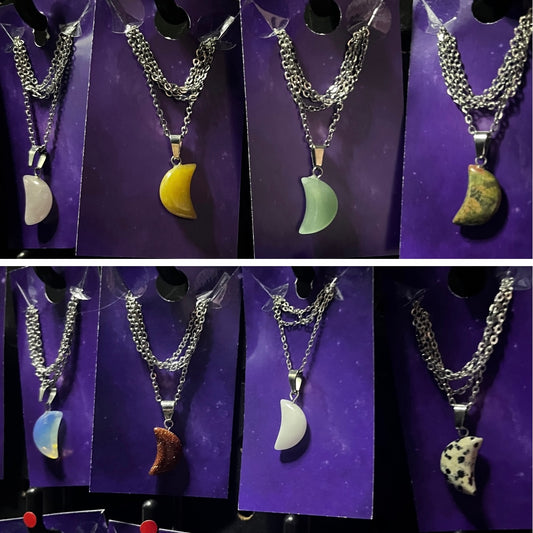 Crystal Moon Necklace Mystery Capsule Scoop