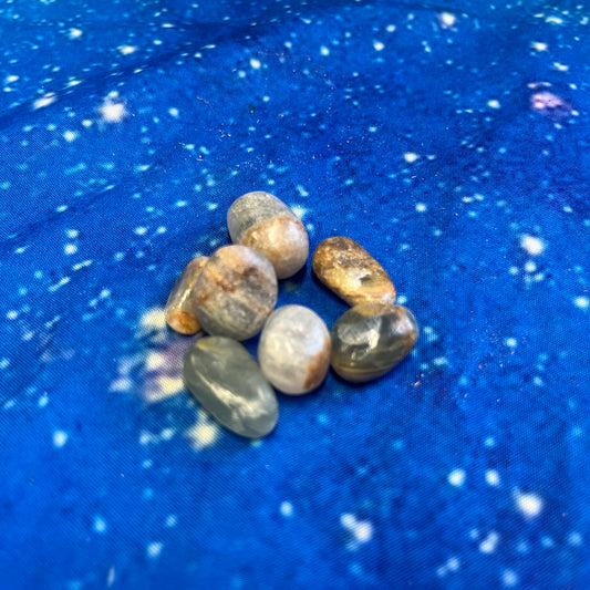 Blue Calcite Tumbled Stone
