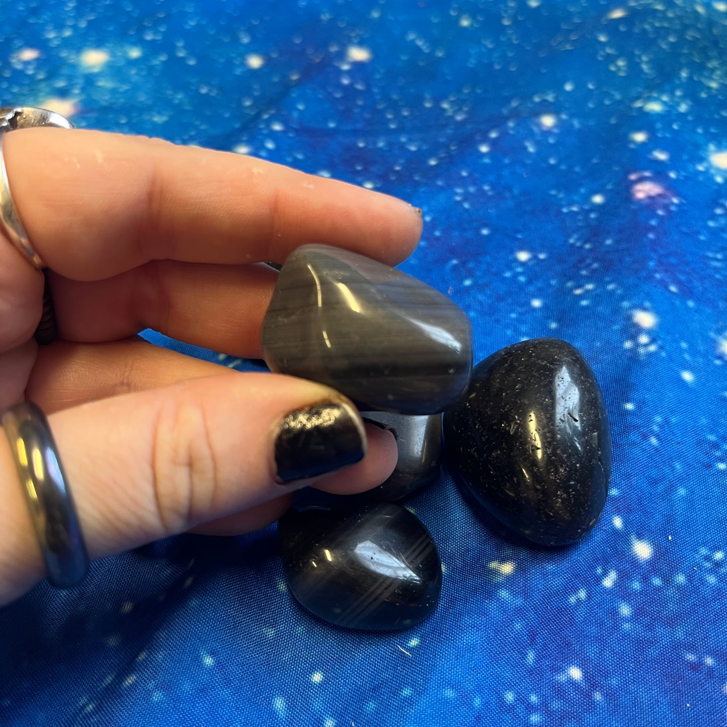 Rainbow Obsidian Tumbled Stone