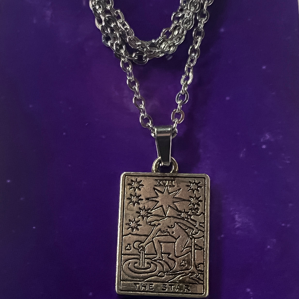 The Star Tarot Card Necklace