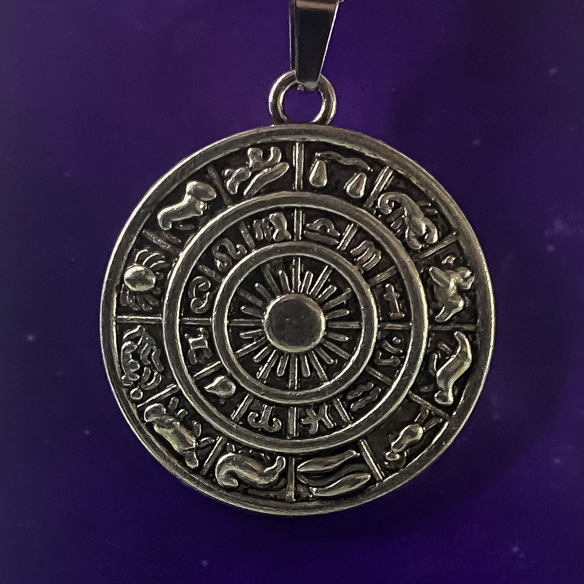Zodiac Wheel Necklace