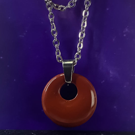 Crystal Hoop Necklace - 3