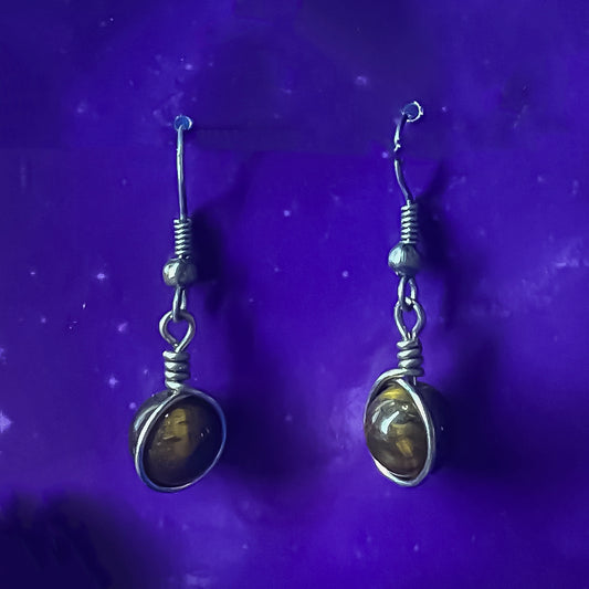 Tigers Eye Earrings