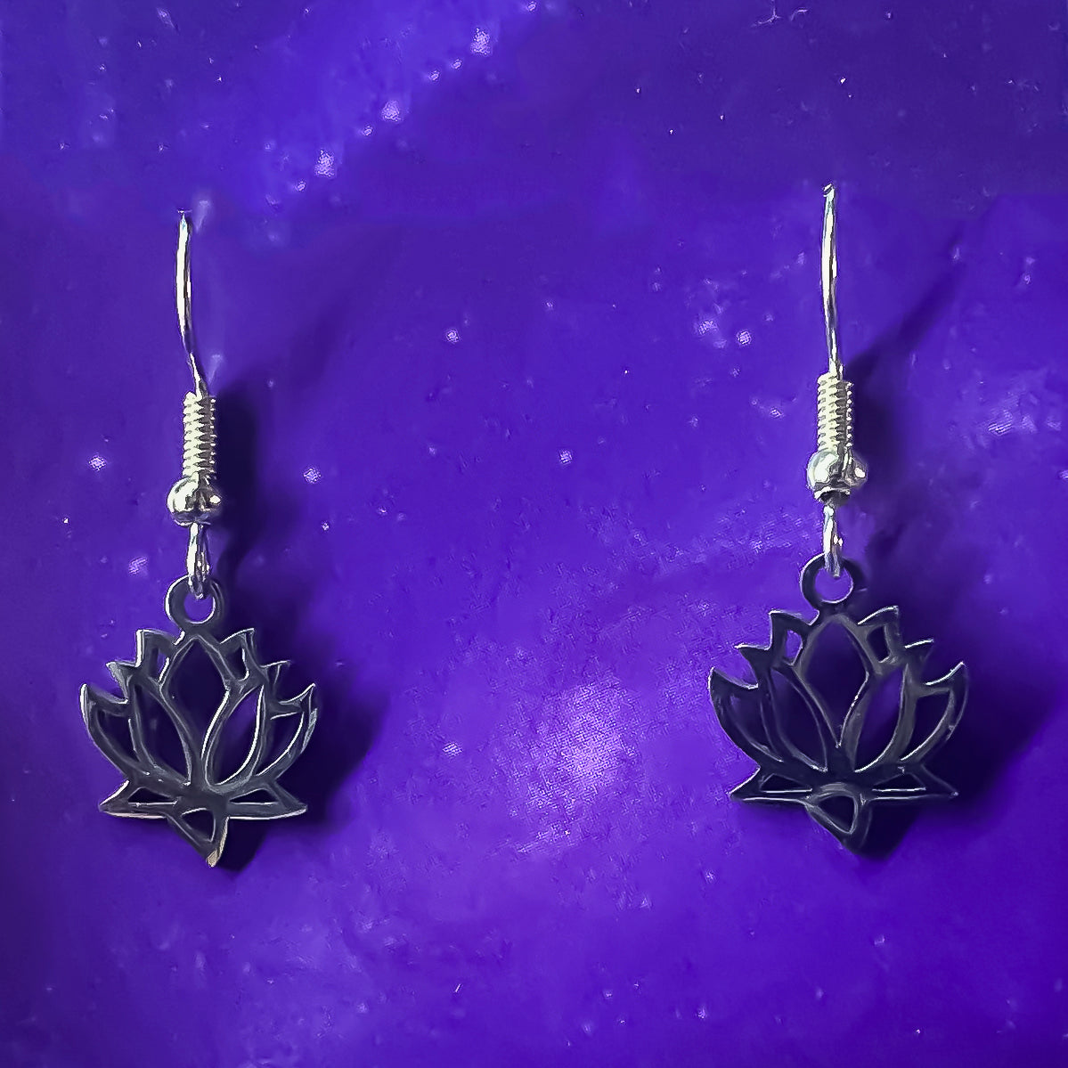 Small Lotus Earrings
