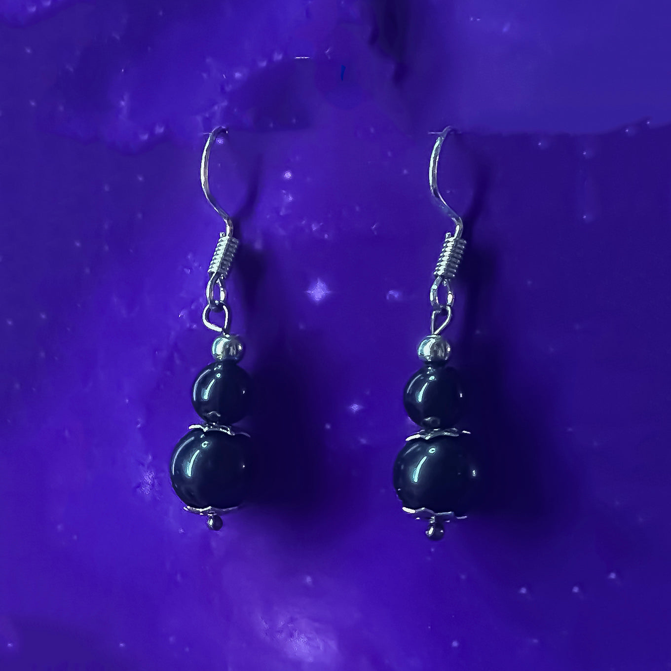 Black Obsidian Earrings