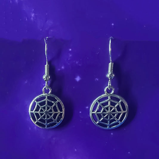 Spider Web Earrings