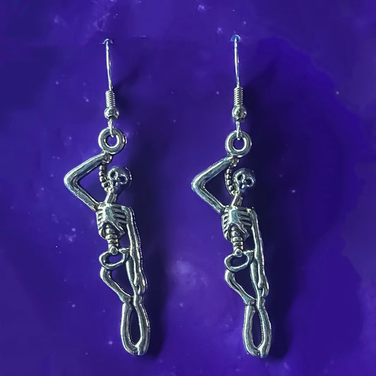 Hanging Skeleton Earrings