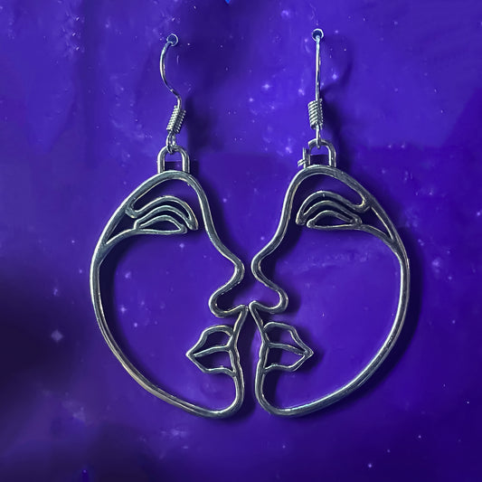 Facial Silhouette Earrings