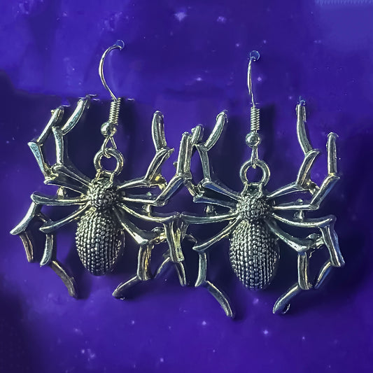 Large Spider Earrings