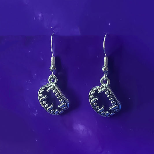 Vampire Mouth Earrings